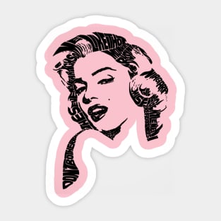 The monroe Sticker